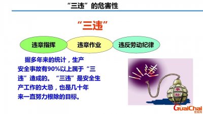 ​三违是指哪三个？三违含义是什么