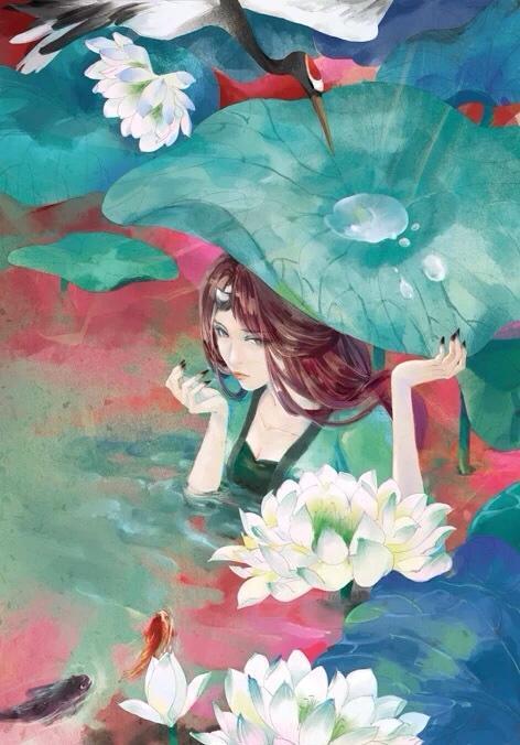 唯美头像丨古风手绘插画，气质高雅，貌美如花的古风美人！