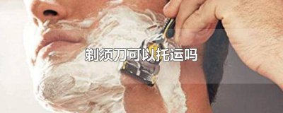 ​充电的剃须刀可以托运吗国内 充电电动剃须刀可以托运吗