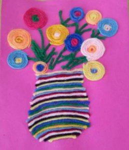 ​幼儿手工简单毛线贴画（12款超美的毛线贴画）