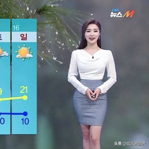 ​韩国15位天气预报美女主持人，为了收视率也真够拼的