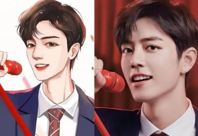 ​肖战漫画脸有多惊艳？一人千面太迷人，看到最后，粉丝：心动了