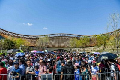 ​今天北京世园会迎客12.3万，请尽量错峰游园