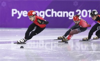 ​（冬奥会）（10）短道速滑——男子1000米：武大靖犯规出局