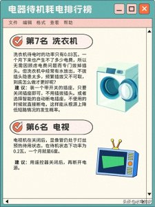 ​电器待机耗电排行榜！你家的电费是这样悄悄的溜走的！收藏给自己