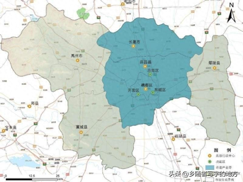河南省——许昌市城市总体规划图(2015-2030)