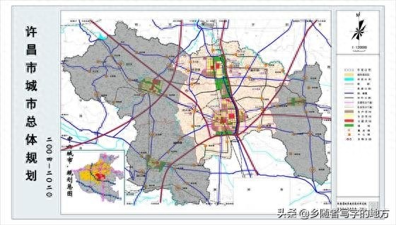 河南省——许昌市城市总体规划图(2015-2030)