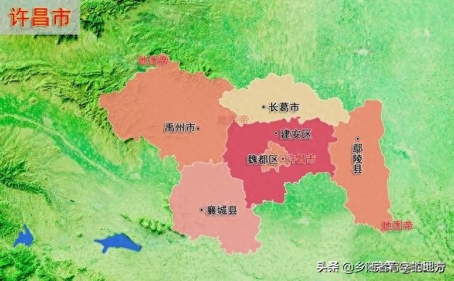 河南省——许昌市城市总体规划图(2015-2030)