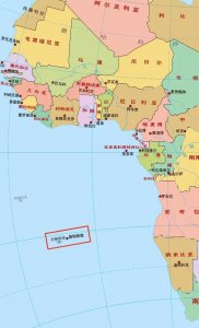 英占圣赫勒拿岛位于南大西洋，首府詹姆斯敦，拿破仑流放于此