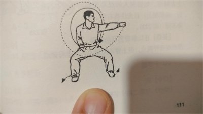 ​武术动作马步冲拳