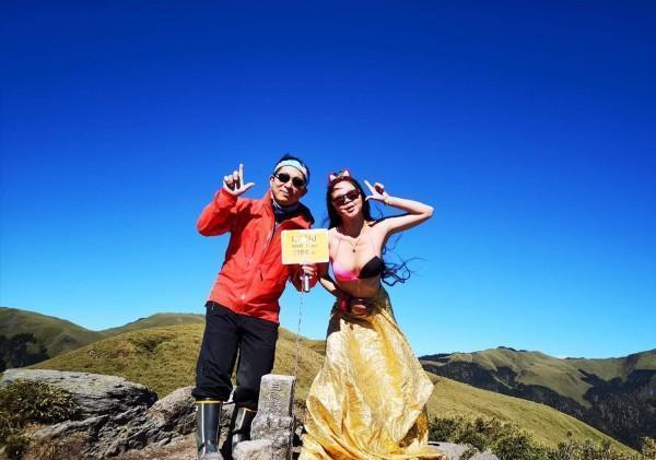 中国台湾的比基尼登山女确认坠崖身亡