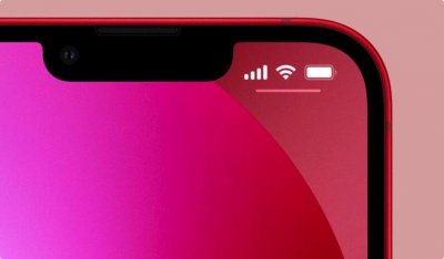 ​刘海缩小了的iPhone 13仍无法在状态栏显示电池百分比