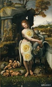 ​欲望与诱惑：油画《丽达与天鹅》