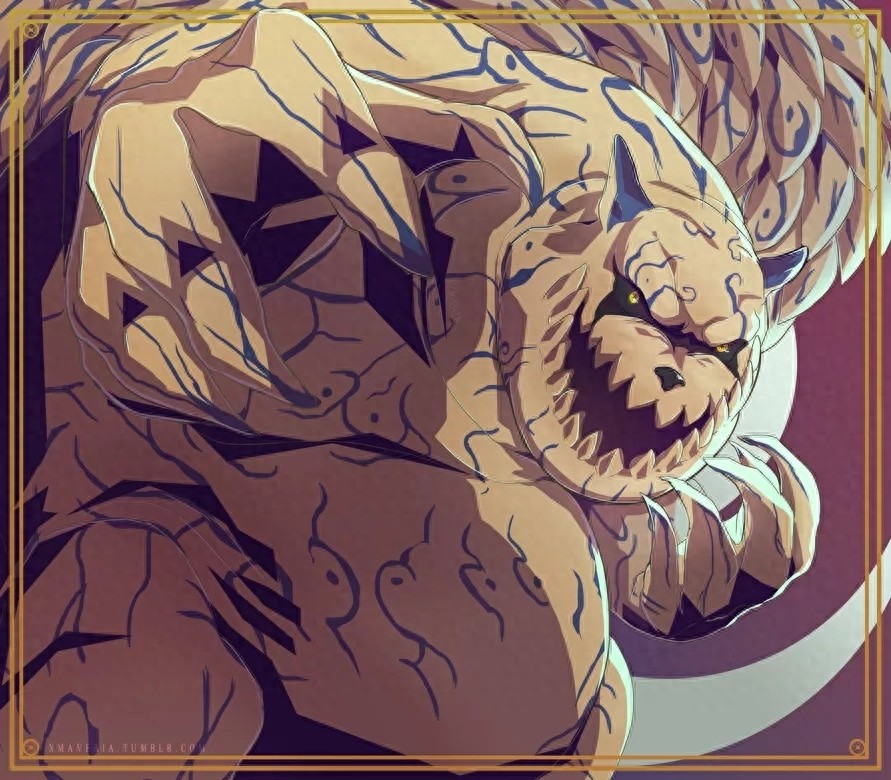 今天给大家带来了尾兽壁纸