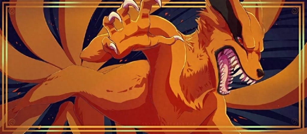 今天给大家带来了尾兽壁纸