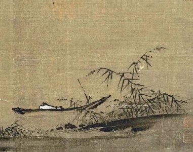 ​马远，南宋四家之一，世称“残山剩水”“马一角”，画风独树一帜