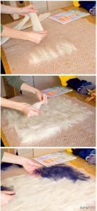 ​羊毛毡创意画及制作方法--小猫咪（附教程图）