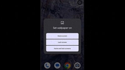 ​谷歌Pixel手机升级安卓14后，可为主屏和锁屏设置不同的动态壁纸