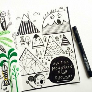 ​一大波简单可爱的涂鸦简笔画