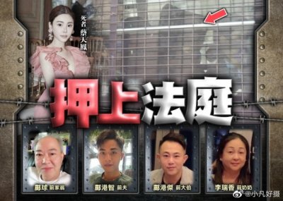 ​名媛蔡天凤被杀案将5月8日再审